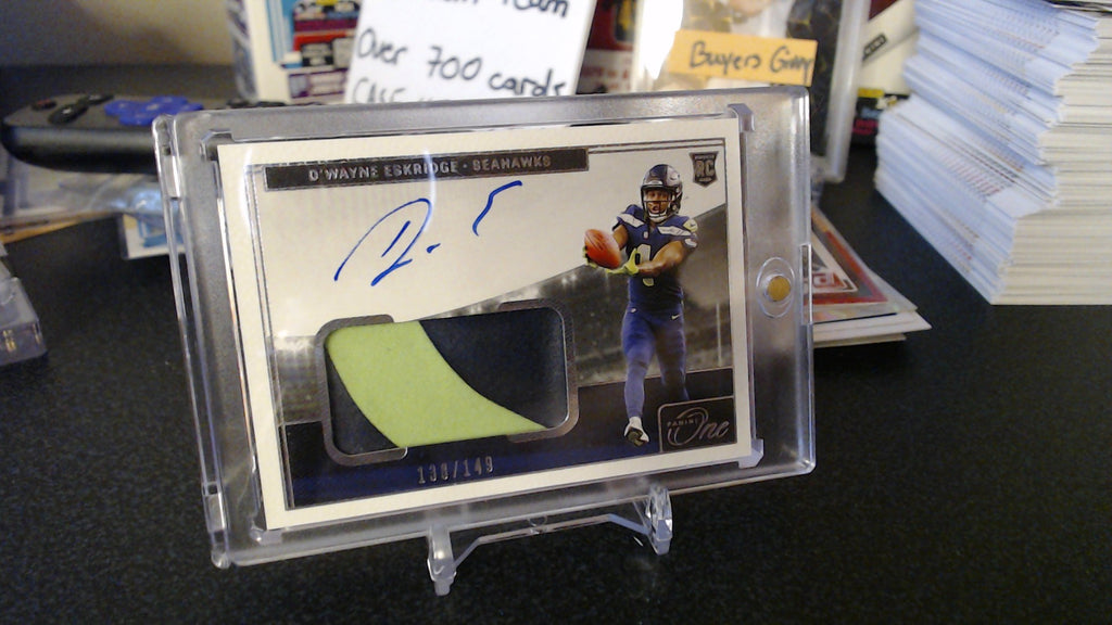 D'Wayne Eskridge /149 (RC,MEM,AU)