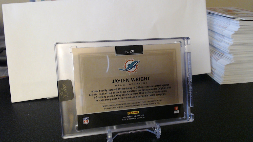 Jaylen Wright /75 (RC, MEM, AU)