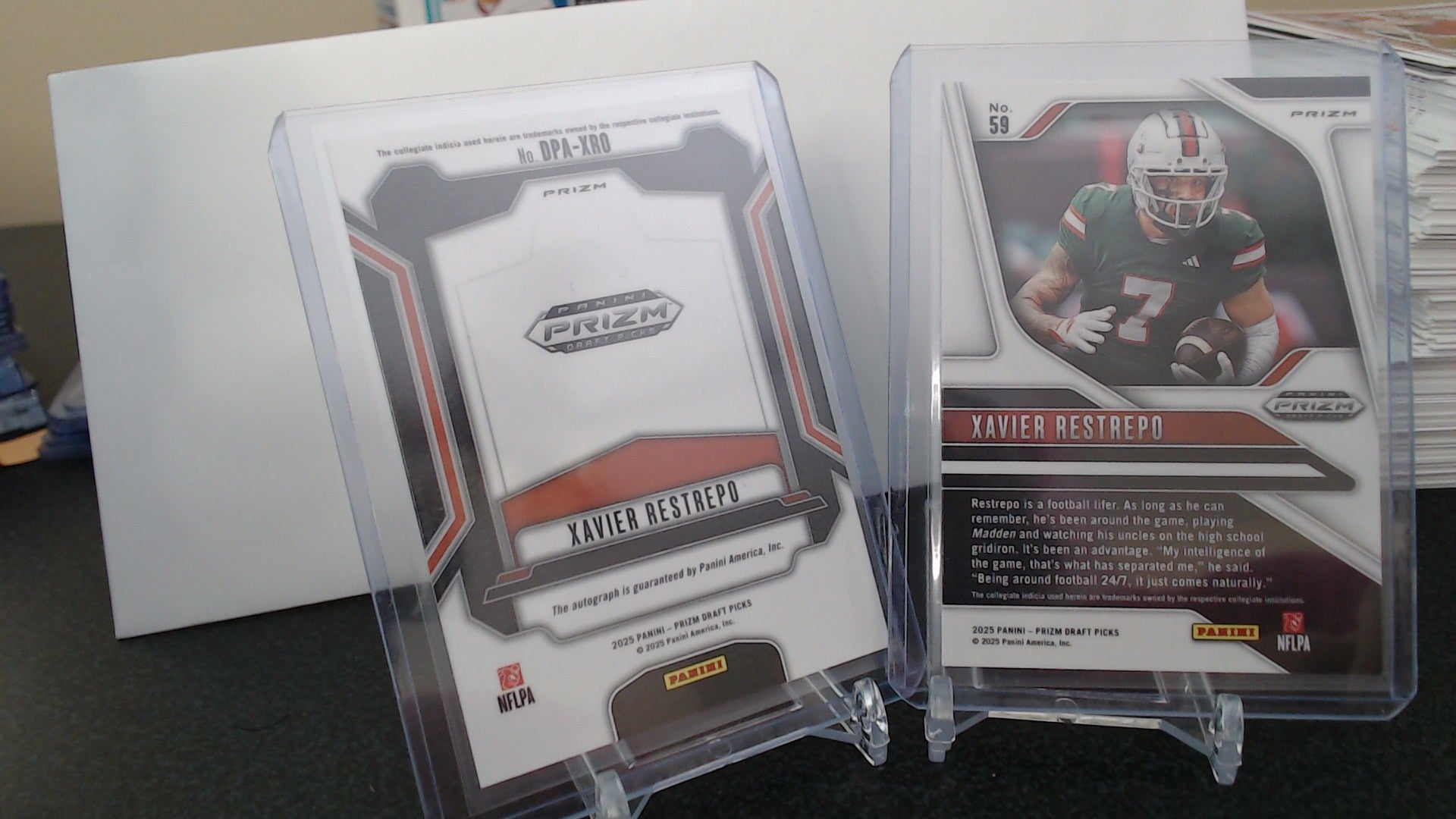Xavier Restreppo -2 card lot- (RC)