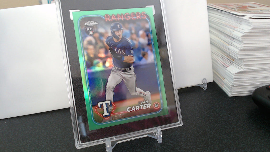 Evan Carter - Green Refractor /99 (RC) *SGC 10*