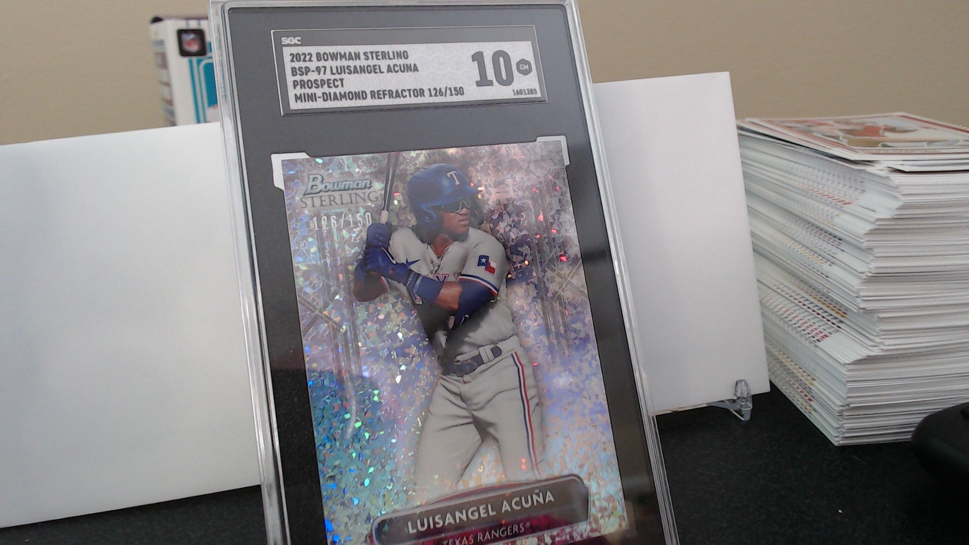 Luisangel Acuna - Mini Diamond Refractor /150 *SGC10*