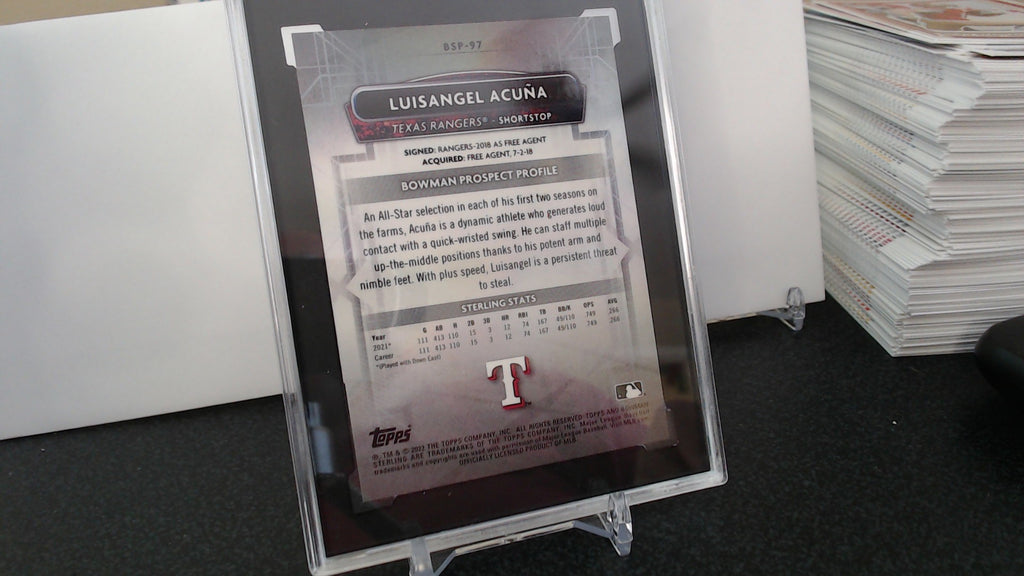 Luisangel Acuna - Mini Diamond Refractor /150 *SGC10*
