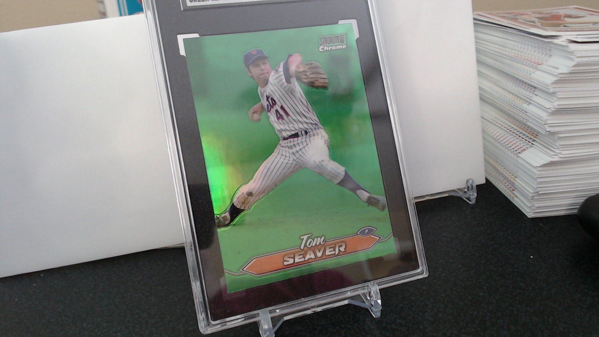 Tom Seaver - Chrome Green Refractor *SGC 9.5*