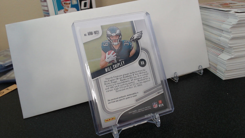 Will Shipley - Rookie Materials (RC,MEM)
